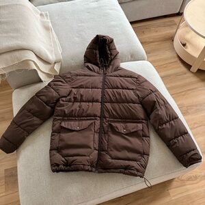 Medium old navy Brown Puffer Jacket